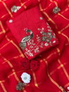 JK Georgette Thread Work Border Sarees Bulk Orders In India
